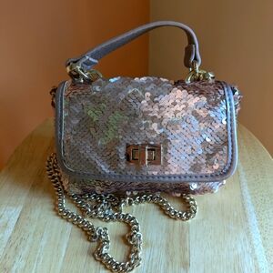 NEW Steve Madden Crossbody Bag Women's Gold Campaign
